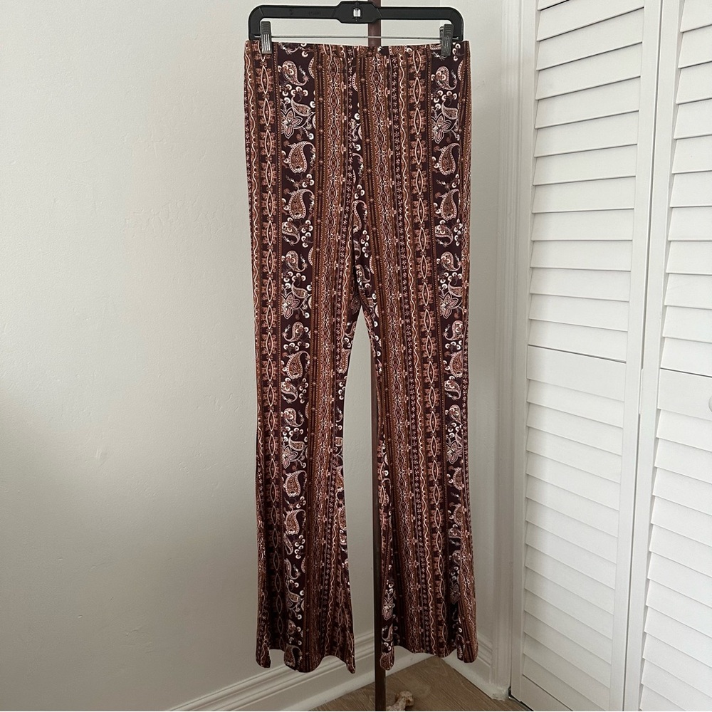 Bellbottom leggings, super soft, comfy , cute boho leggings